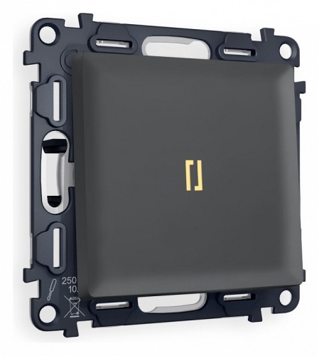 Выключатель проходной одноклавишный с подсветкой Ambrella Volt ALFA MA902030 в Нижнем Новгороде