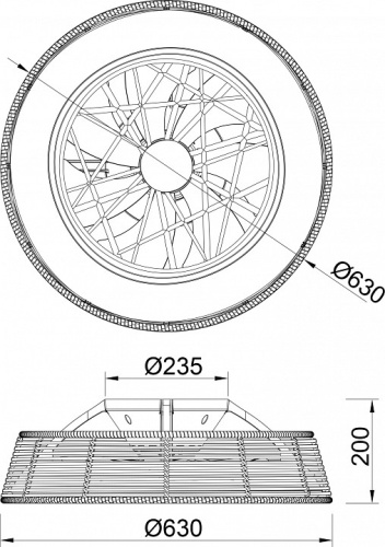 Светильник с вентилятором Mantra (люстры-вентиляторы) Indonesia 7810 в Нижнем Новгороде фото 2