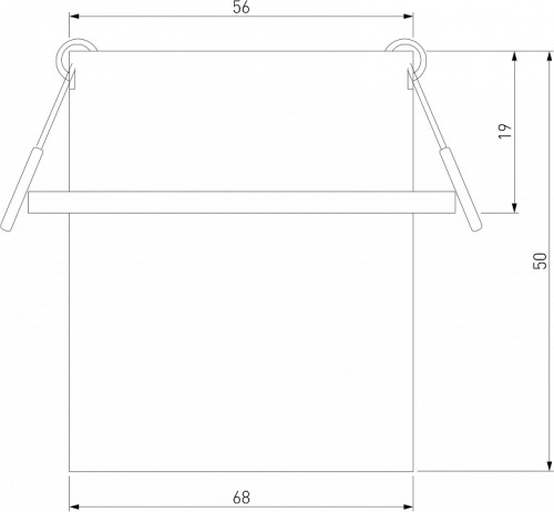 Встраиваемый светильник Elektrostandard Moll a064244 в Нижнем Новгороде фото 2