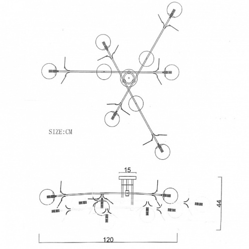 Потолочная люстра Imperiumloft MATISSE matisse-b в Нижнем Новгороде фото 3
