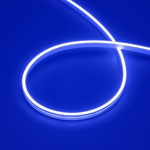 Лента герметичная MOONLIGHT-SIDE-A168-4x10mm 24V Blue (7.2 W/m, IP65, 5m, wire x2) (Arlight, Вывод кабеля прямой) в Омске