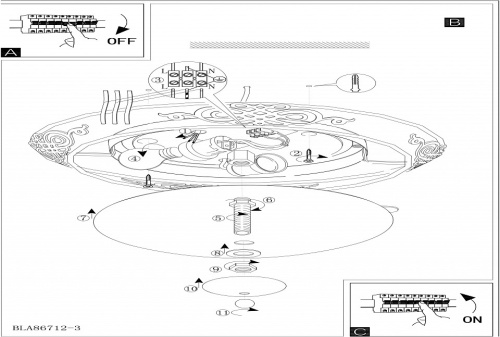 Накладной светильник Eglo Mestre 86712 в Нижнем Новгороде фото 3