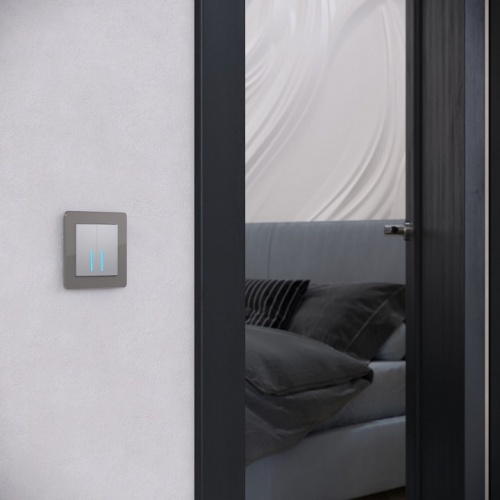 Рамка на 1 пост Werkel Acrylic (графит) W0012704 в Нижнем Новгороде фото 3