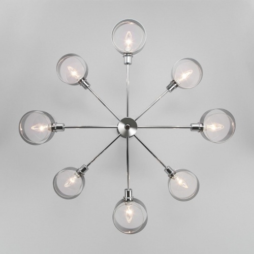 Люстра на штанге Eurosvet Arcada 70127/8 хром в Нижнем Новгороде фото 4