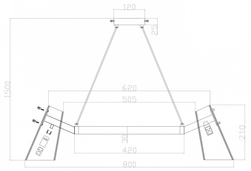 Подвесная люстра Zortes Dallas ZRS.90611.08 в Нижнем Новгороде фото 4