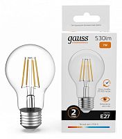 Лампа светодиодная Gauss Filament Elementary E27 7Вт 2700K 22217 в Нижнем Новгороде