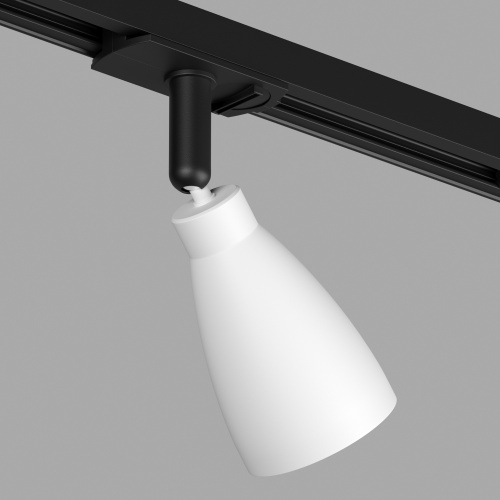 DK6050-BW+BK Трековый светильник IP 20, 15 Вт, GU10, черный с белым, алюминий, пластик в Княгинино фото 4