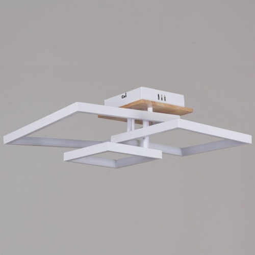 Люстра на штанге 98560-0.3-03 WH+WOOD в Нижнем Новгороде