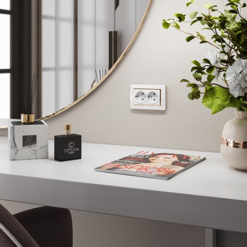 Розетка двойная с заземлением, без рамки Werkel белый W1172001 в Нижнем Новгороде фото 6