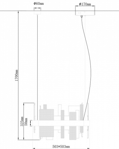 Подвесной светильник Wertmark Lotta WE461.01.303 в Нижнем Новгороде фото 2