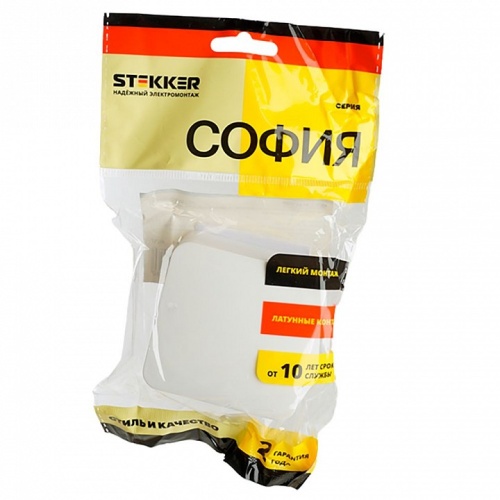 Выключатель одноклавишный Stekker София 49287 в Нижнем Новгороде фото 2