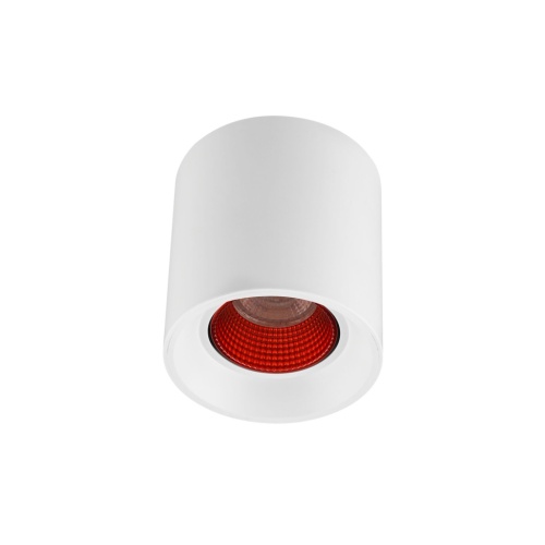 DK3090-WH+RD Светильник накладной IP 20, 10 Вт, GU5.3, LED, белый/красный, пластик в Поворино