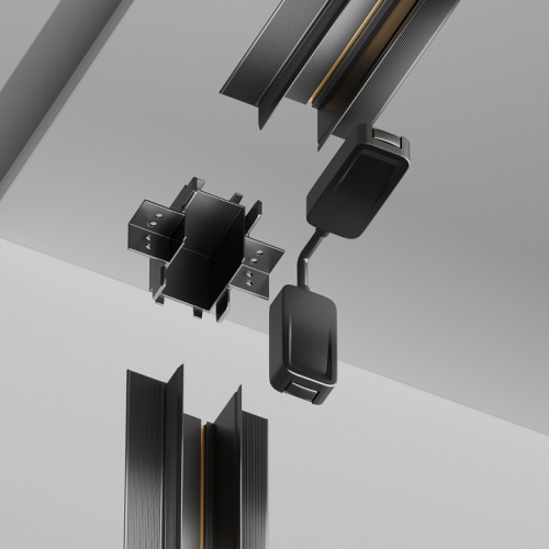Соединитель угловой внутренний для треков встраиваемых Maytoni Accessories for tracks Radity TRA084CT-12B в Сургуте фото 5