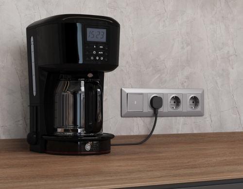 Выключатель самовозвратный одноклавишный с подсветкой, без рамки Ambrella Volt MA MA502055 в Нижнем Новгороде фото 3