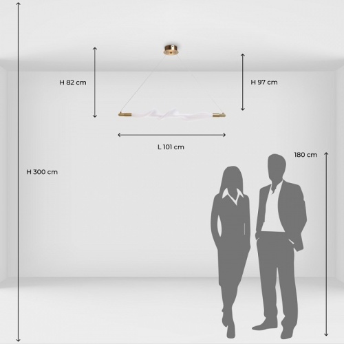 Подвесной светильник De City Мадлен 8 424017301 в Нижнем Новгороде фото 6