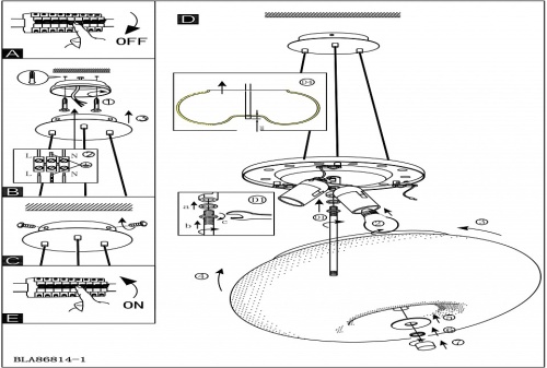 Подвесной светильник Eglo Optica 86814 в Нижнем Новгороде фото 3
