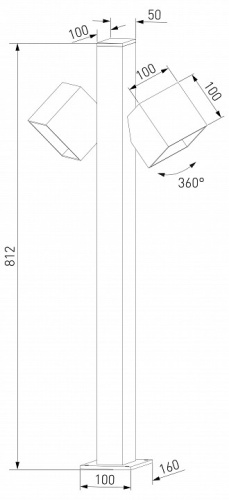 Наземный низкий светильник Elektrostandard Fjord 35195/F в Нижнем Новгороде фото 3