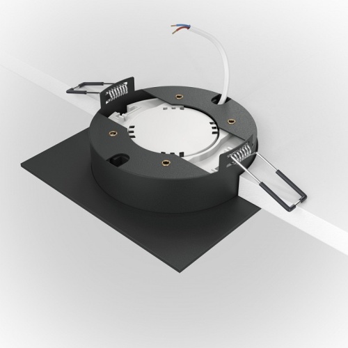Встраиваемый светильник Maytoni Hoop DL086-GX53-SQ-BW в Ладушкине фото 2