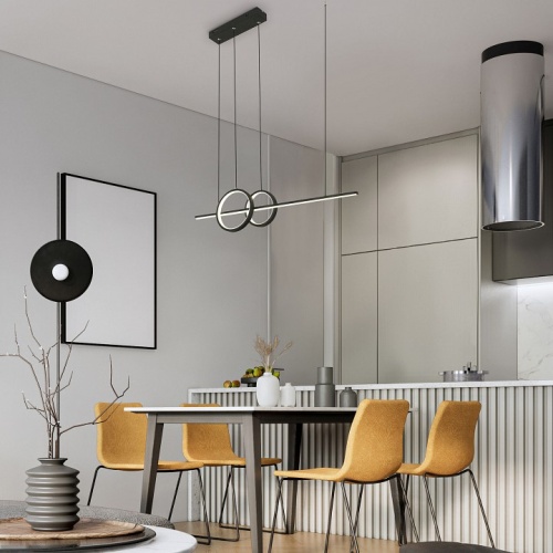 Подвесной светильник Eurosvet Twin 90265/1 черный в Нижнем Новгороде фото 3