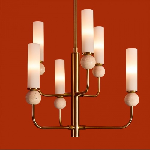 Люстра на штанге Freya Sunspot FR5482CL-06BS1 в Нижнем Новгороде фото 4