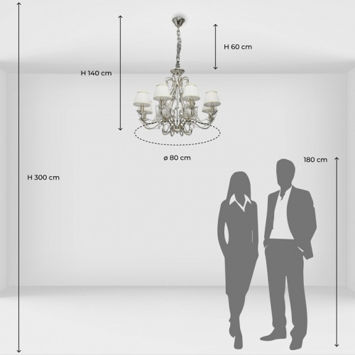 Подвесная люстра Chiaro Валенсия 6 299011608 в Нижнем Новгороде фото 13