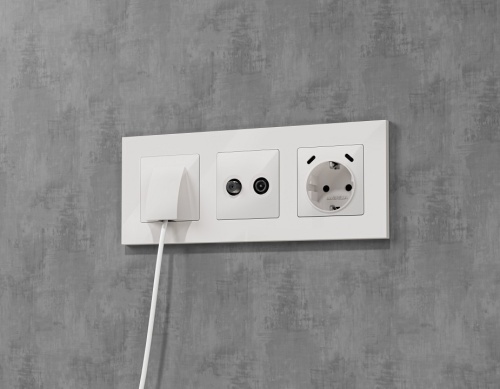 Розетка для вывод кабеля без рамки Ambrella Volt ALFA MA115810 в Нижнем Новгороде фото 2