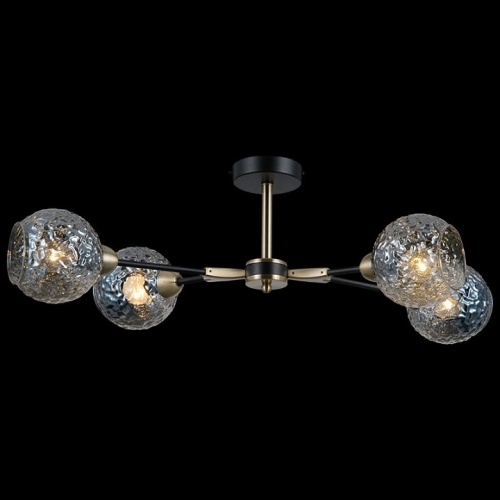 Люстра на штанге ILLUMICO  IL0253-4CSQ-79 BK AB в Нижнем Новгороде фото 6