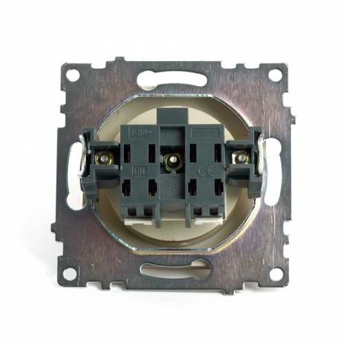 Розетка без заземления и со шторкой, без рамки Stekker Катрин 49223 в Нижнем Новгороде фото 4