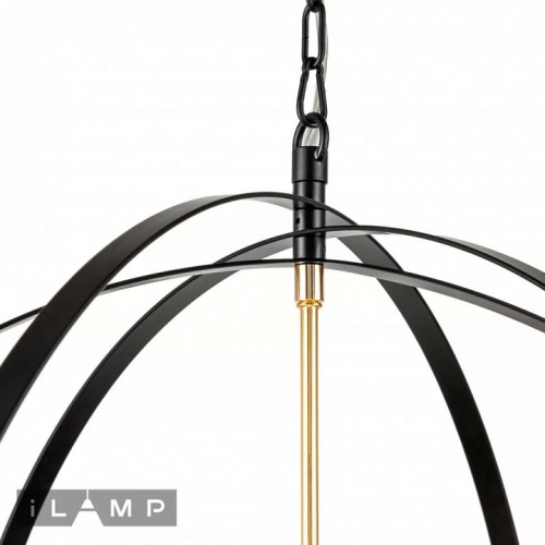 Подвесная люстра iLamp Element 9977-800 GL+BK в Нижнем Новгороде фото 3