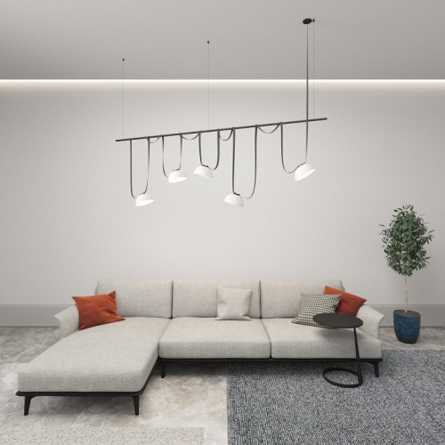 Накладной светильник Denkirs BELTY FLOW DK5561-WH+BK в Нижнем Новгороде фото 2