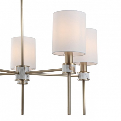 Люстра на штанге Indigo Poesia 13035/5R Brass в Нижнем Новгороде фото 2