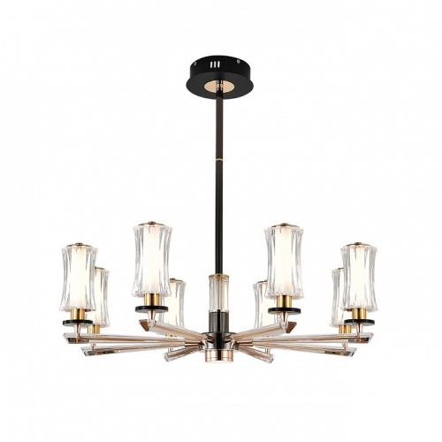 Люстра на штанге Indigo Grandioso 13038/8R Black в Нижнем Новгороде фото 5