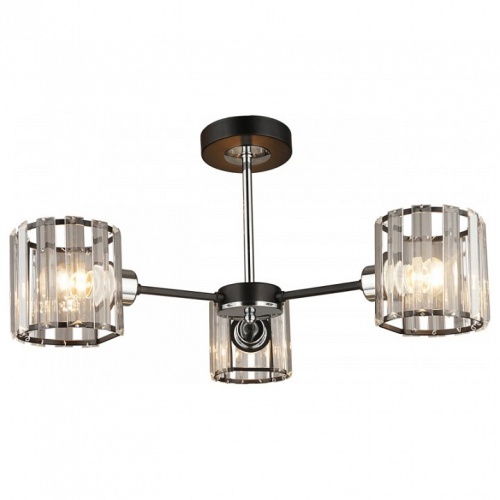 Люстра на штанге Imex MD.4057 MD.4057-3-S BK+CH в Нижнем Новгороде