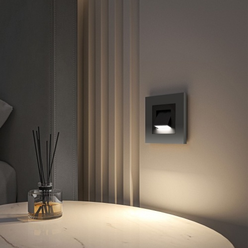 Заглушка для поста с подсветкой, без рамки Werkel Turn (черный матовый) W1154708 в Нижнем Новгороде фото 3