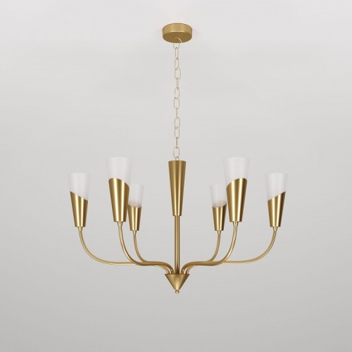 Подвесная люстра Eurosvet Rhyton 60167/6 латунь в Нижнем Новгороде фото 3