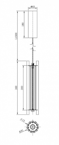 Подвесной светильник Maytoni Sonata MOD410PL-L12BS3K в Заполярном фото 2