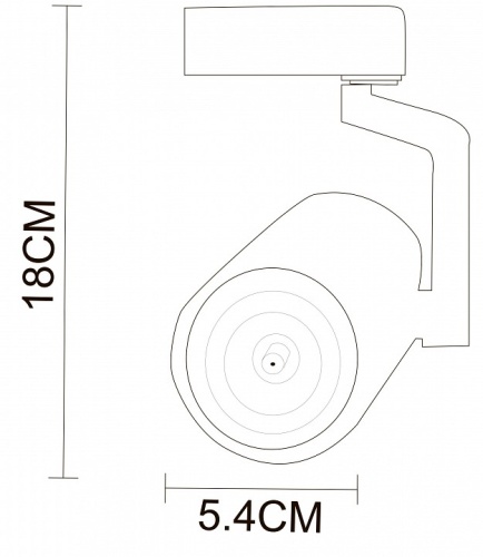 Светильник на штанге Arte Lamp Traccia A2310PL-1WH в Волгограде фото 2