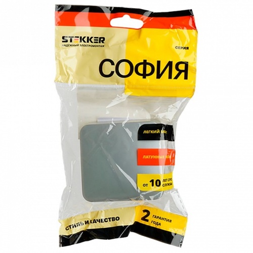 Выключатель одноклавишный Stekker София 49295 в Нижнем Новгороде фото 4