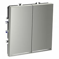 Выключатель двухклавишный с подсветкой без рамки Voltum S70 VLS020205 в Нижнем Новгороде