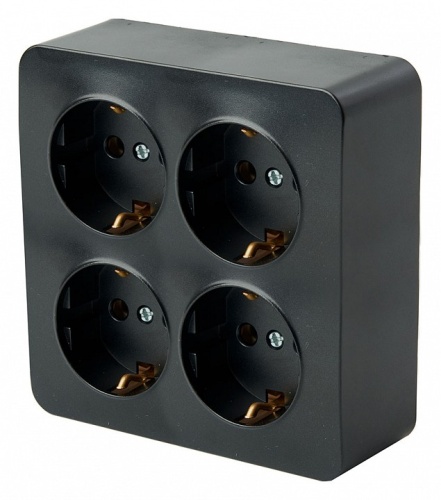 Розетка четверная с заземлением Stekker София 49510 в Нижнем Новгороде