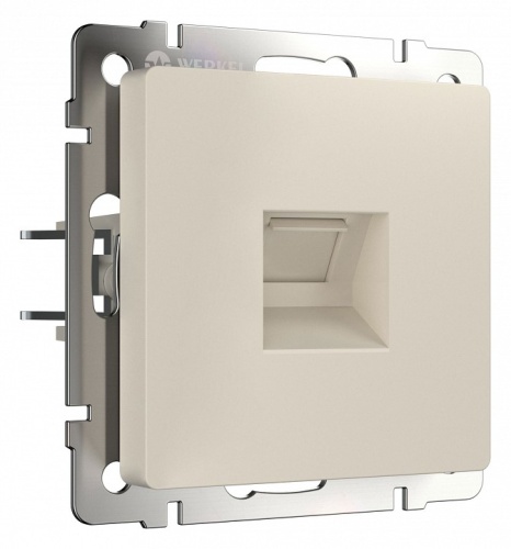 Розетка Ethernet RJ-45 без рамки Werkel айвори матовый W1181062 в Нижнем Новгороде
