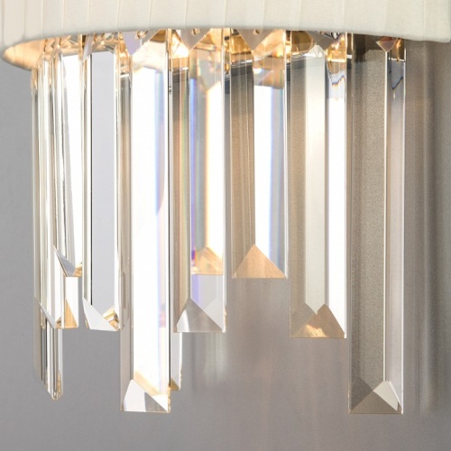 Накладной светильник Eurosvet Amantea 10122/2 хром/прозрачный хрусталь Strotskis (10106/2) в Нижнем Новгороде фото 2