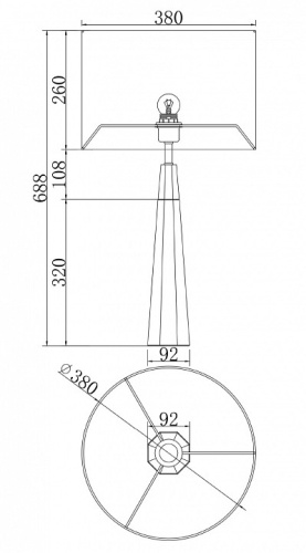 Настольная лампа декоративная Maytoni Bianco Z030TL-01BS2 в Нижнем Новгороде фото 5