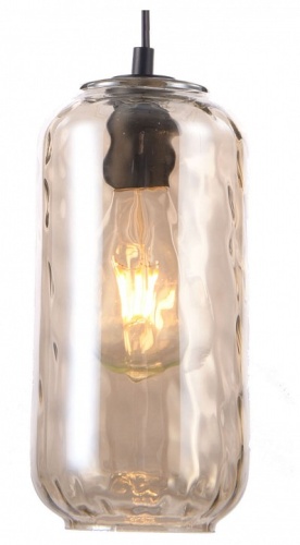 Подвесной светильник Escada Rise 10177/1S Black/Cognac в Симе