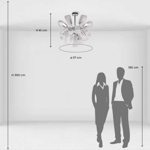 Люстра на штанге De City Бриз 4 111019015 в Нижнем Новгороде фото 5