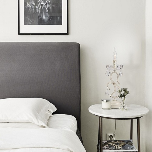 Настольная лампа декоративная Eurosvet Etna 12205/1T белый Strotskis в Нижнем Новгороде фото 4