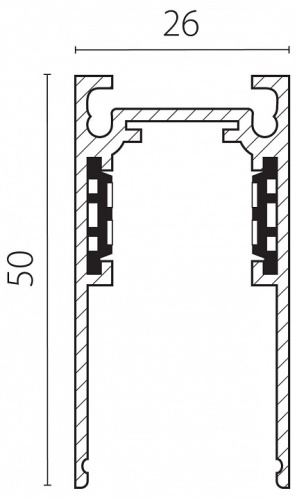 Трек встраиваемый Lightstar Uno 509016 в Нижнем Новгороде фото 3
