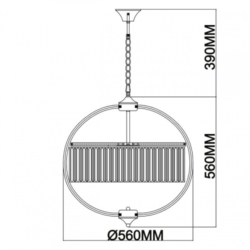 Подвесная люстра MW-Light Гослар 498015705 в Владивостоке фото 2