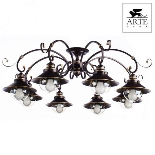 Потолочная люстра Arte Lamp Grazioso A4577PL-8CK в Нижнем Новгороде фото 5