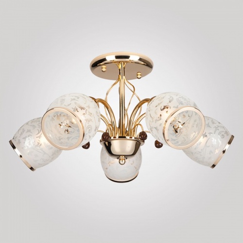 Люстра на штанге Eurosvet Gabriella 30026/5 золото в Нижнем Новгороде